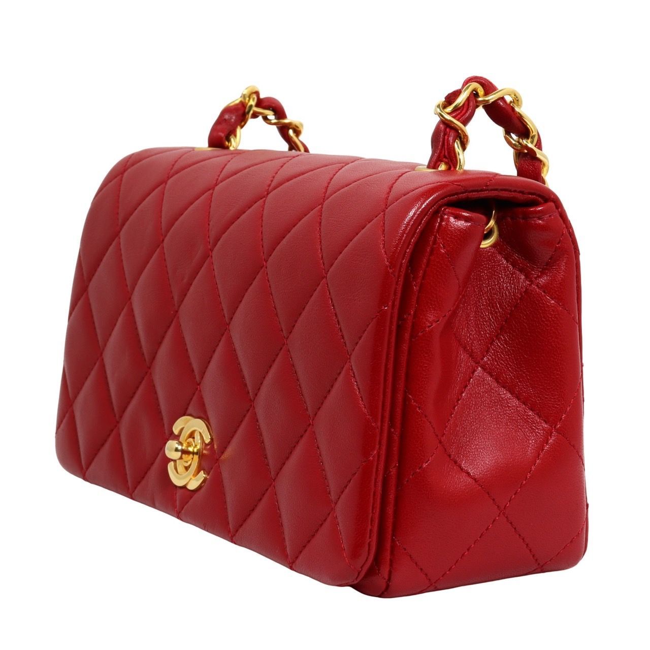 CHANEL シャネル ミニマトラッセ19 チェーン ショルダーバッグ フル