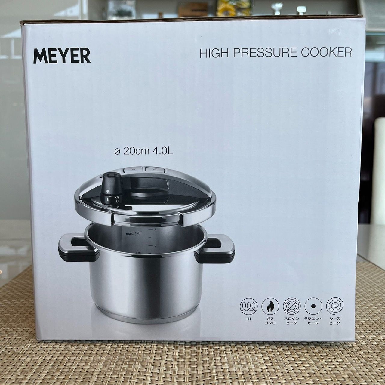 値下げ!マイヤー 超高圧力鍋4.0L 未使用品 YR-PC4.0 MEYER G - 値下げ!マイヤー 超高圧力鍋4.0L 未使用品 YR-PC4.0 MEYER G -