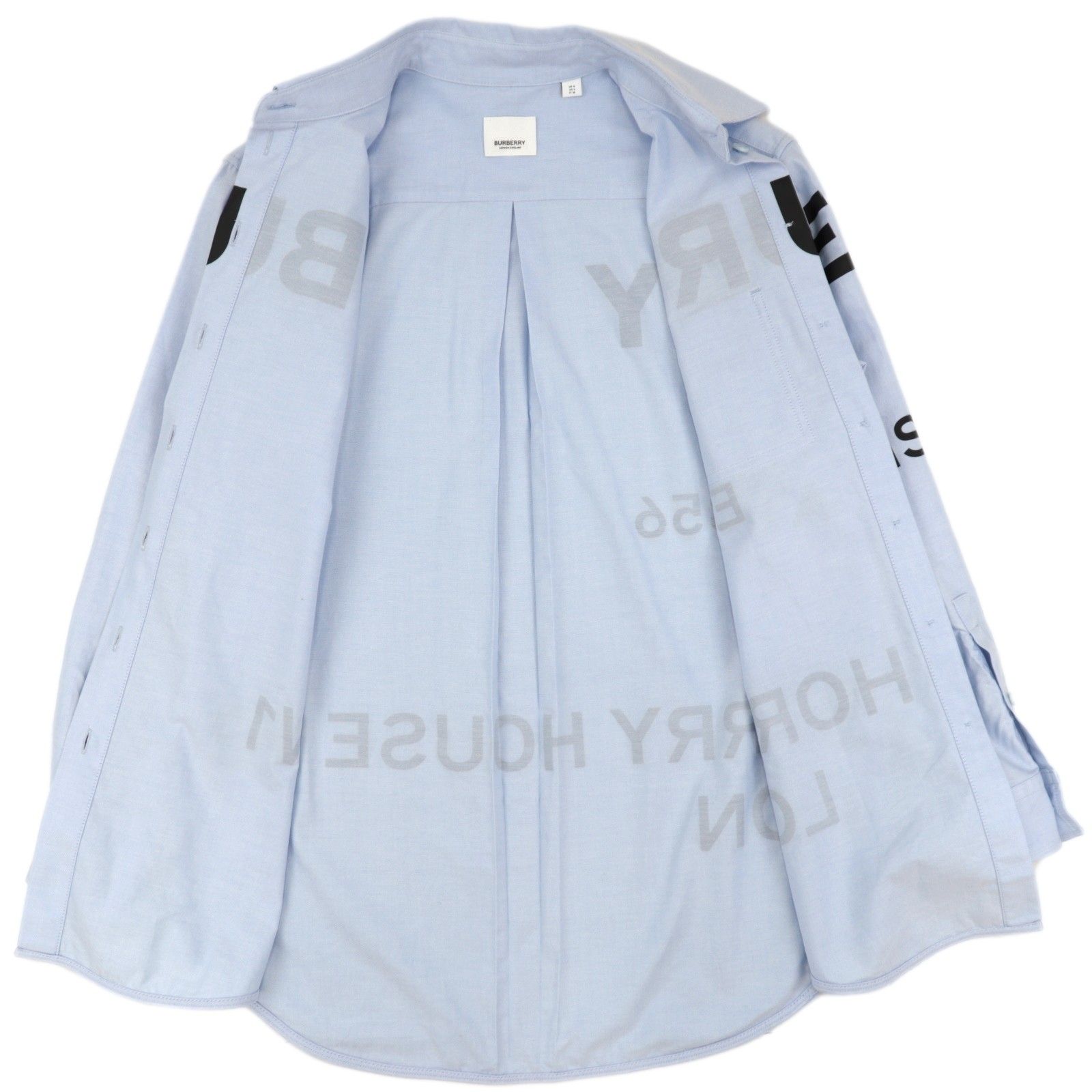 美品 バーバリー ホースフェリー オックスフォード 長袖シャツ メンズ