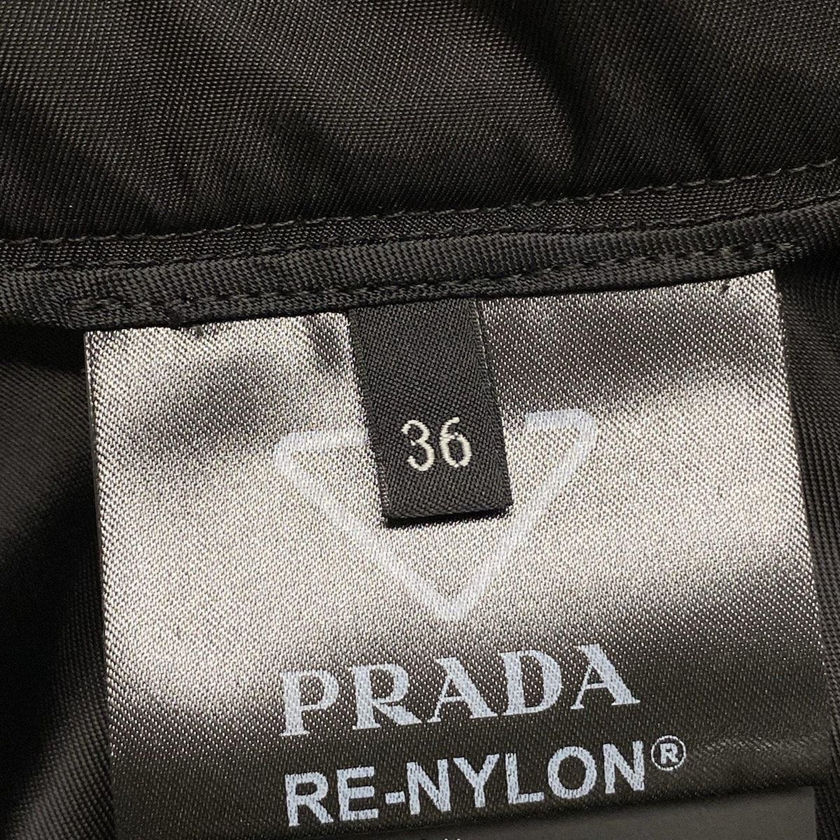 PRADA Re-Nylon プリーツスカート ブラック　36サイズ プラダ Re-Nylon プリーツスカート ナイロン ブラック (PRADA