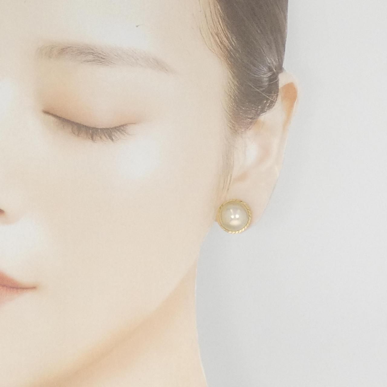 K18YG マベパール ピアス 11.5mm - メルカリ 