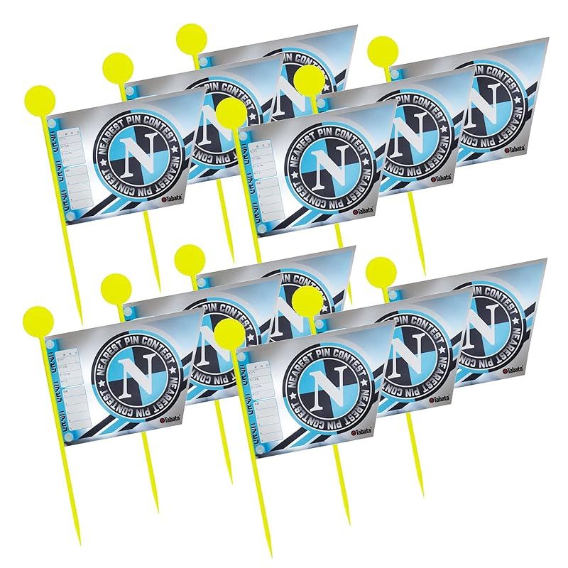 Tabata(タバタ) ゴルフ コンペフラッグ 【ニアピン】 コンペ旗 ニアピン用 12本 GV8032 コンペ用品 コンペグッズ コンペ用フラッグ コンペ用 0