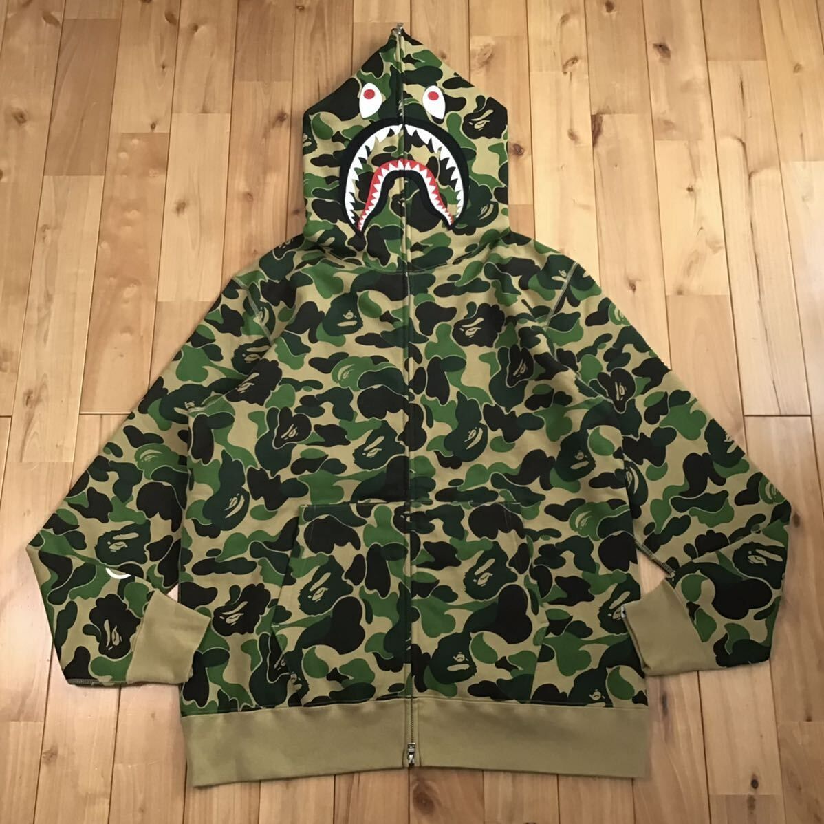 ☆新品☆ 2XL ABC camo green シャーク パーカー shark full zip hoodie a bathing ape BAPE  エイプ ベイプ アベイシングエイプ XXL - メルカリ