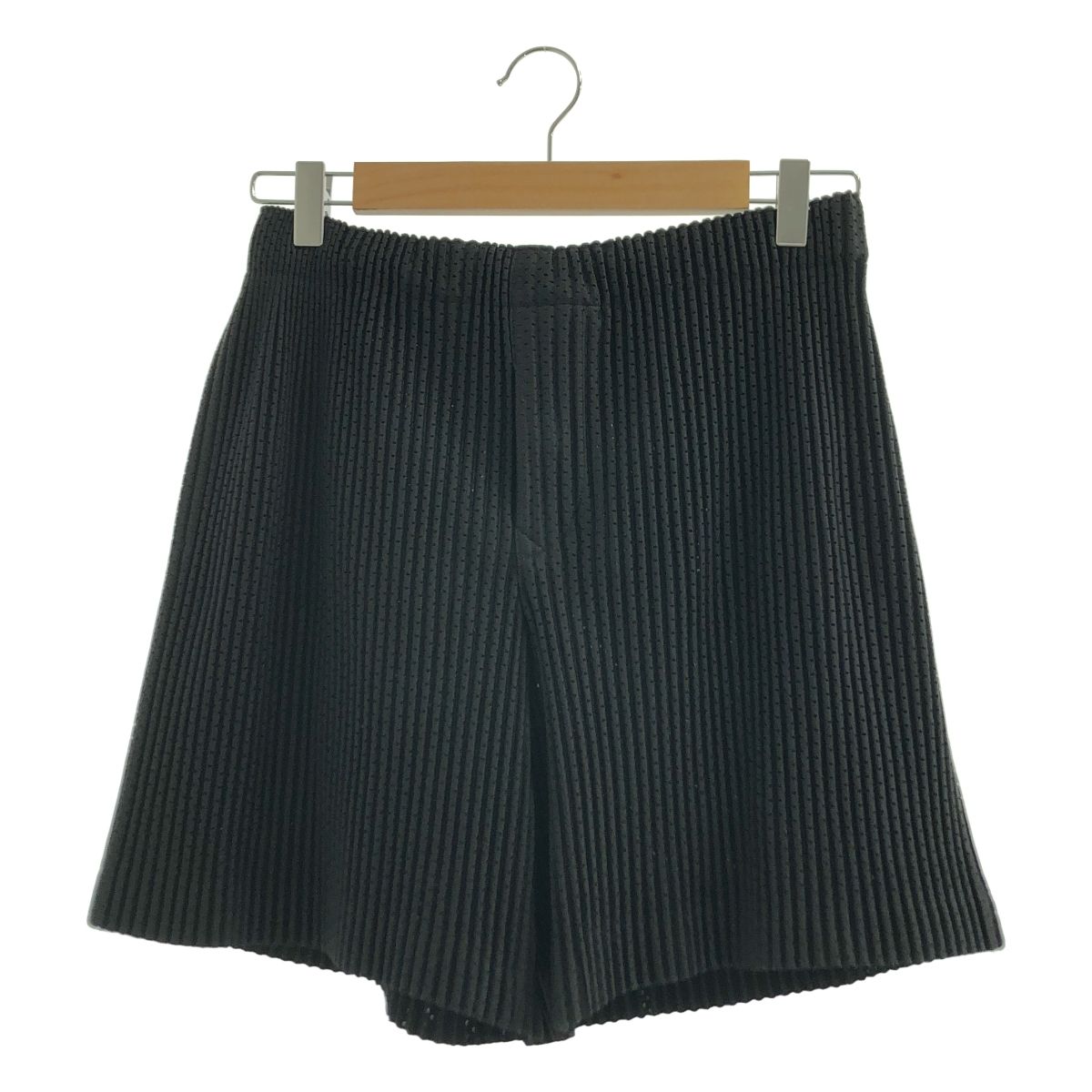 HOMME PLISSE ISSEY MIYAKE オムプリッセイッセイミヤケ 2025SS ドローストリング イージー ショートパンツ ショーツ 2 ブラック メンズ