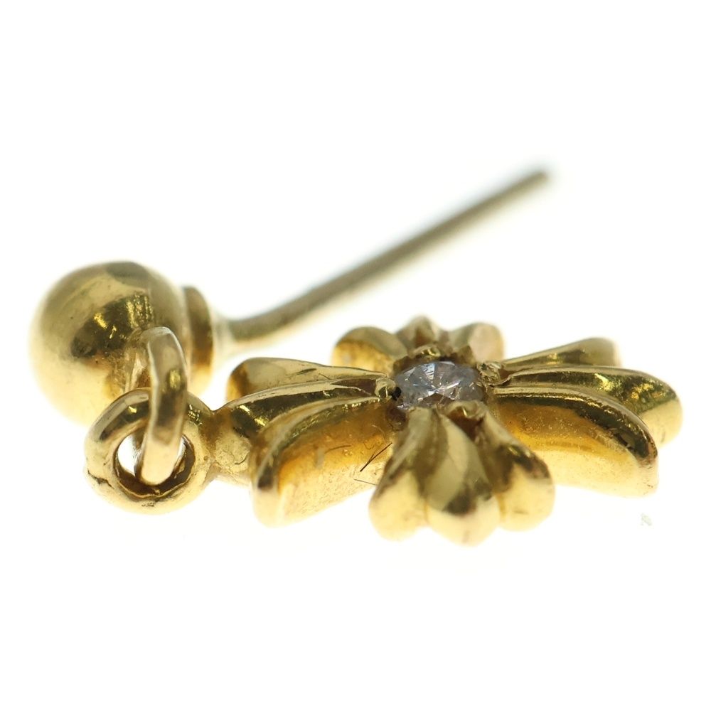  CHROME HEARTS クロムハーツ 22 K TNY E CH PLS 1 DIA タイニーE CHプラス ドロップピアス 1ダイヤ ゴールド BCA 024 その他 アクセサリー