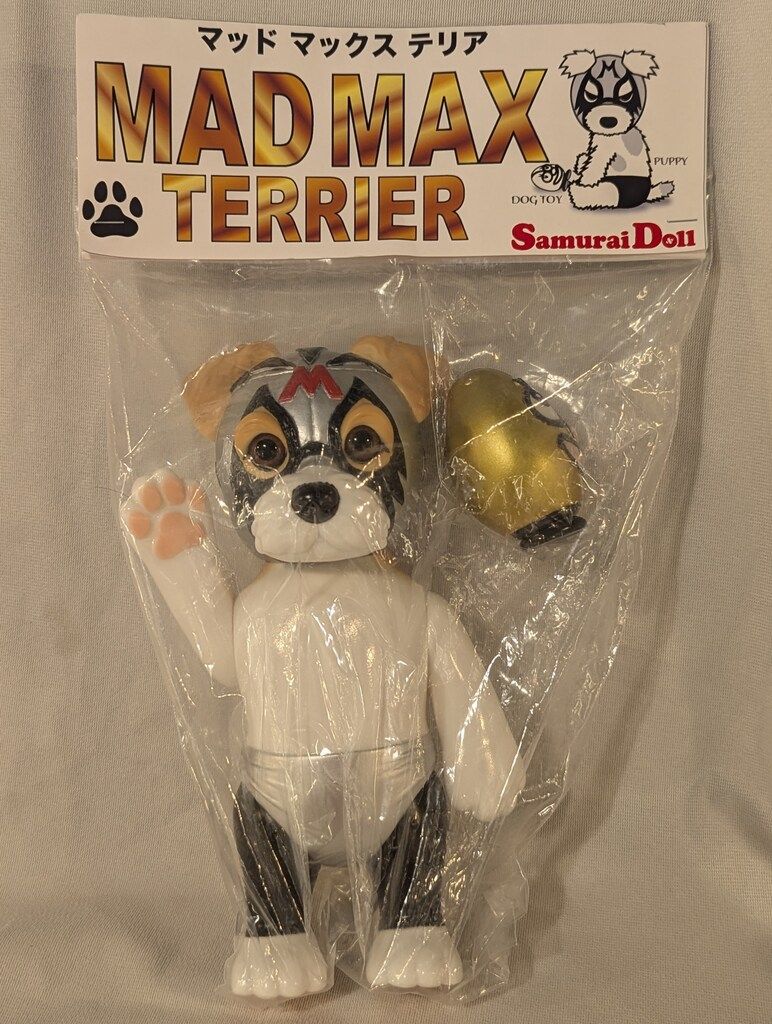 SamuraiDoll MAD MAX TERRIER 白成型/銀マスク 【公式通販】