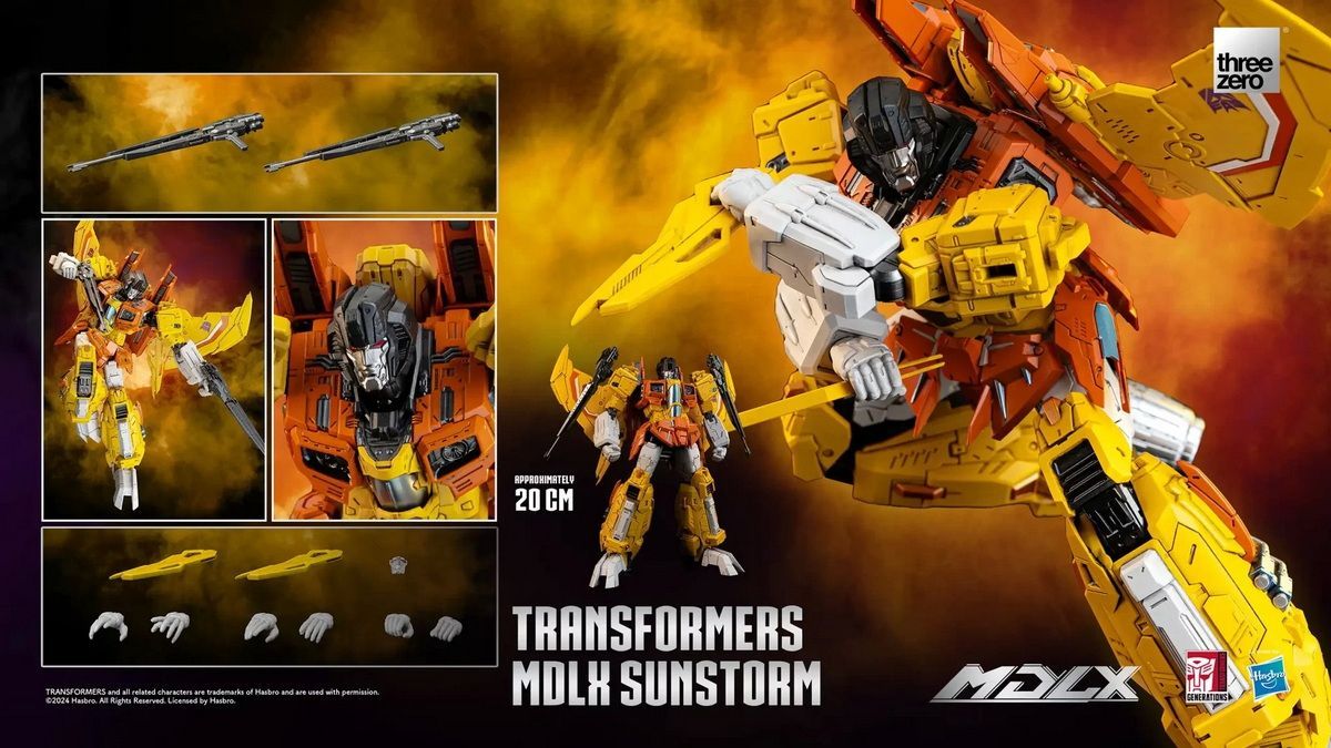 Threezero スリーゼロ 20cmトランスフォーマー MDLX太陽風 3Z0785 可働メカ