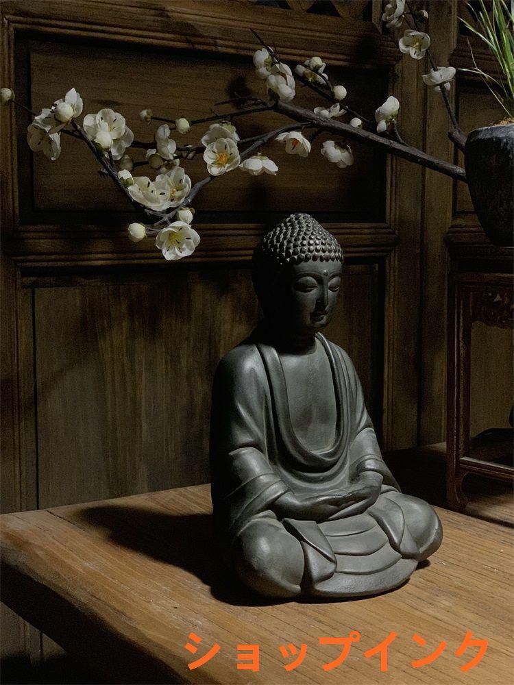 仏教美術 大日如来釈迦坐像 居宅 奉納 書斎 茶室 置物 装飾品 工芸品 仏教美術 大日如来釈迦坐像 居宅 奉納 書斎 茶室 置物 装飾品