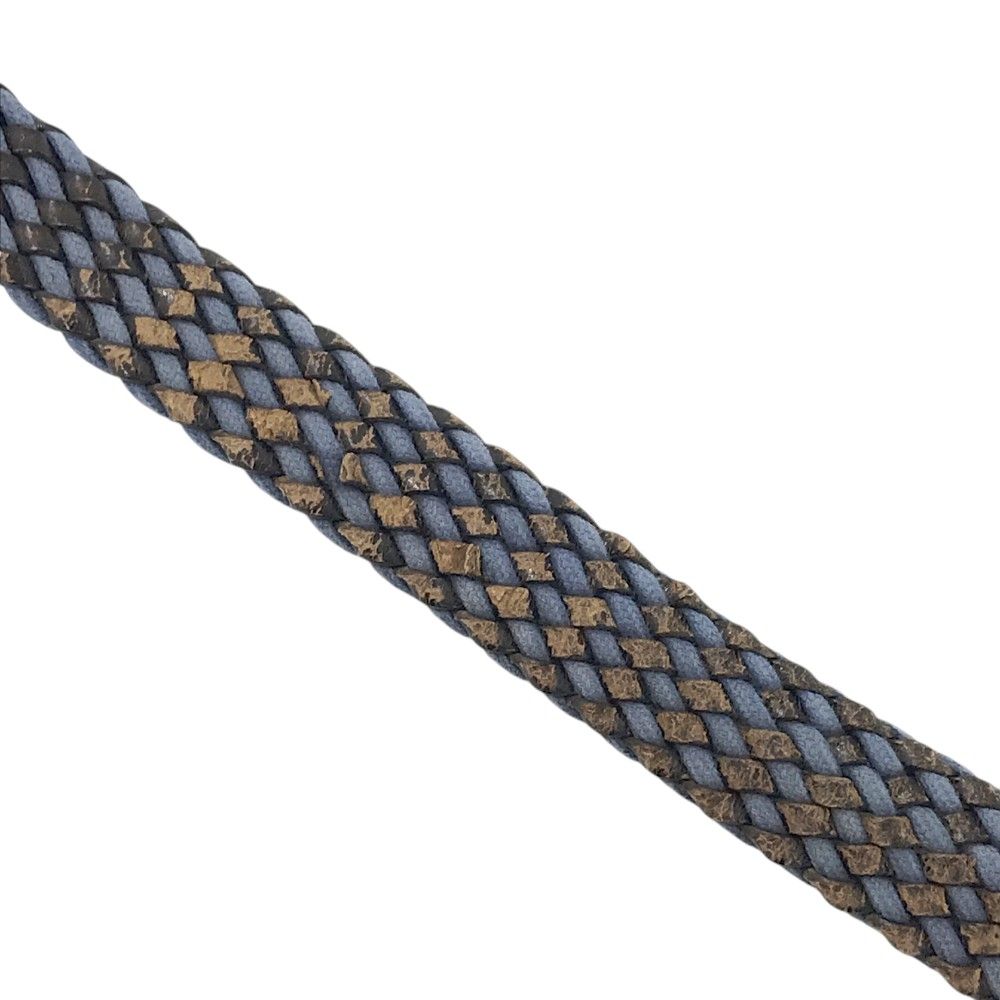 PEARLY GATES パーリーゲイツ レザーメッシュベルト ブルー系