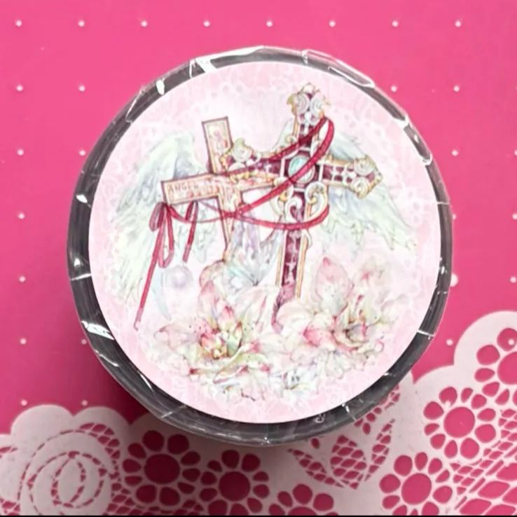 品質保障! 贝壳光 6.5cm×10m 梦核 海外マスキングテープ