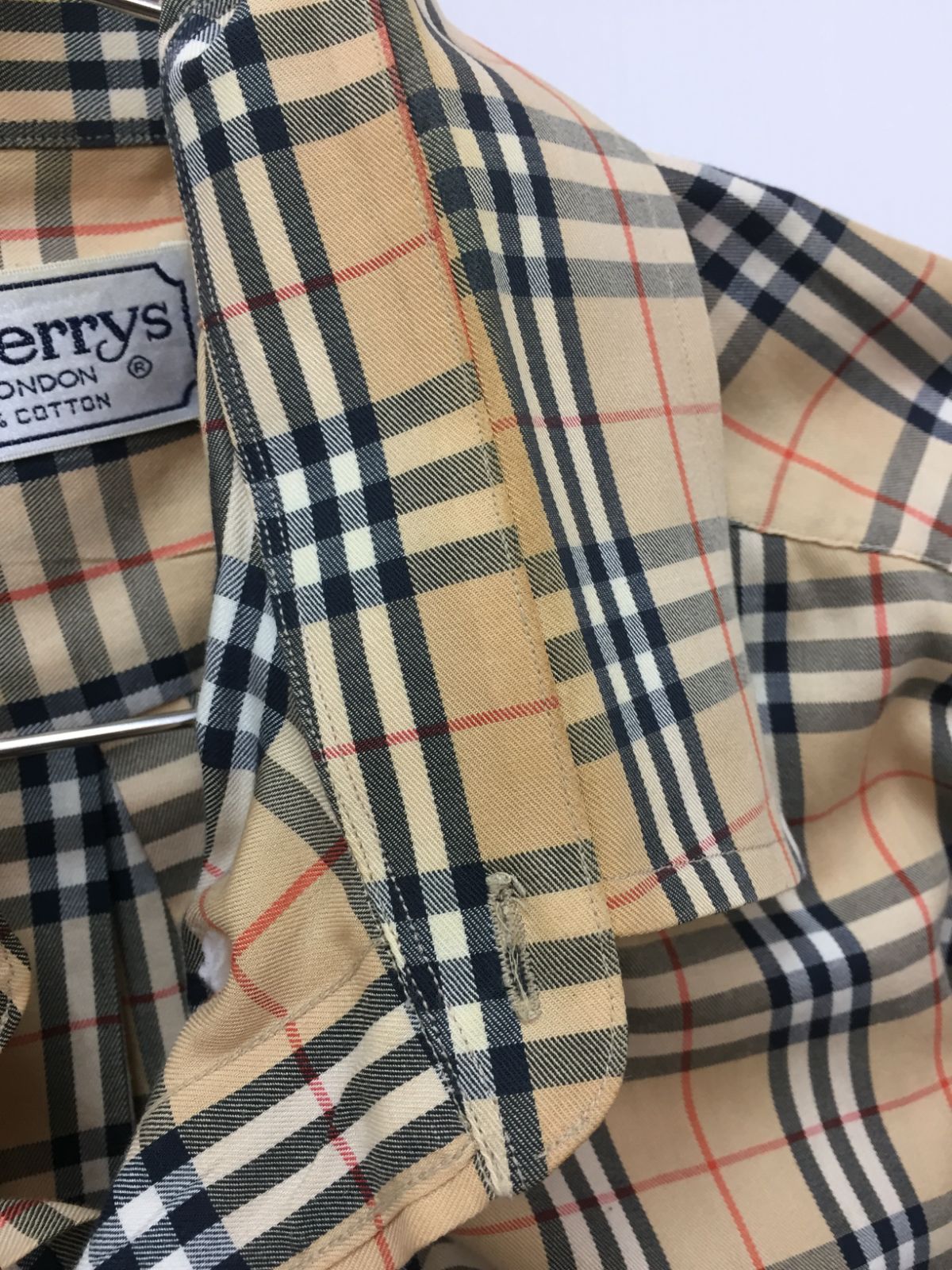 BURBERRYS バーバリーズ ノバチェック メンズシャツ 41 Lサイズ