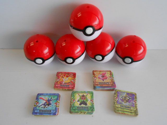 Krc09AZ　ポケモンステッカーバトルピースコレクションXY全5種
