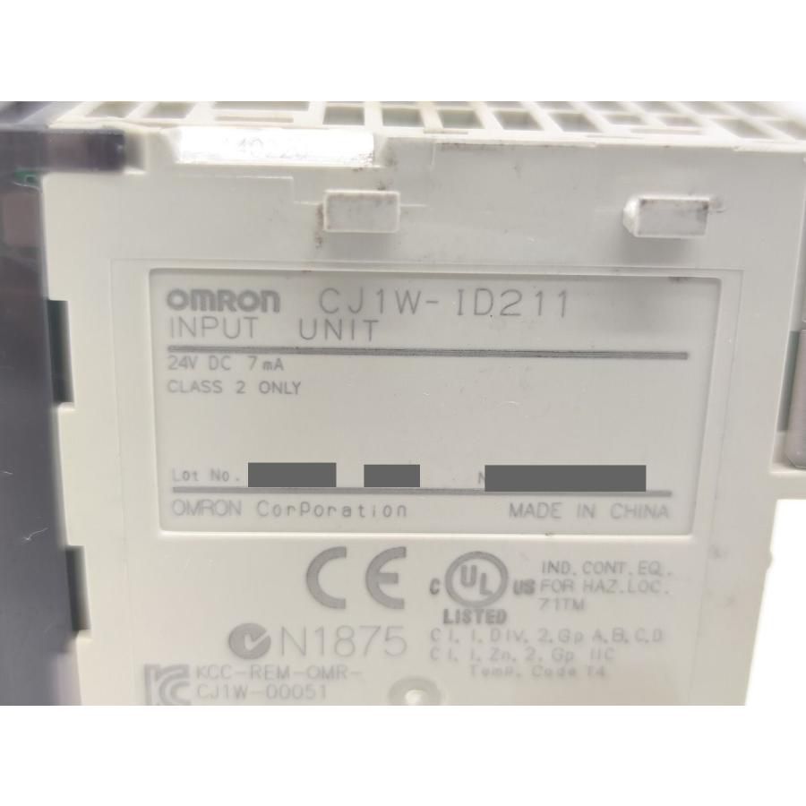 インボイス対応 汚れあり 中古 オムロン OMRON CJ1W-ID211 - メルカリ