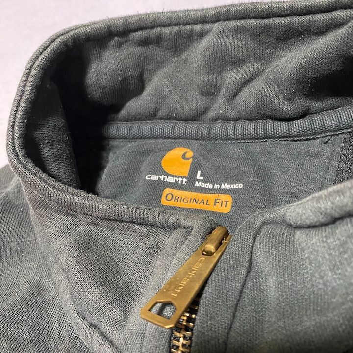 カーハート Carhartt アクティブジャケット 古着 USA製 企業ロゴ 90