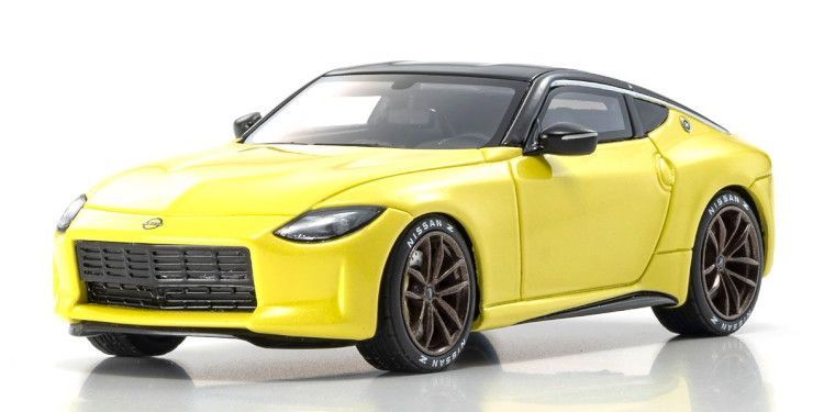 おまけ2台 京商 NISSAN フェアレディZ Prototype イエロー 京商 1/43 日産 フェアレディ Z プロトタイプ クーペ 2023
