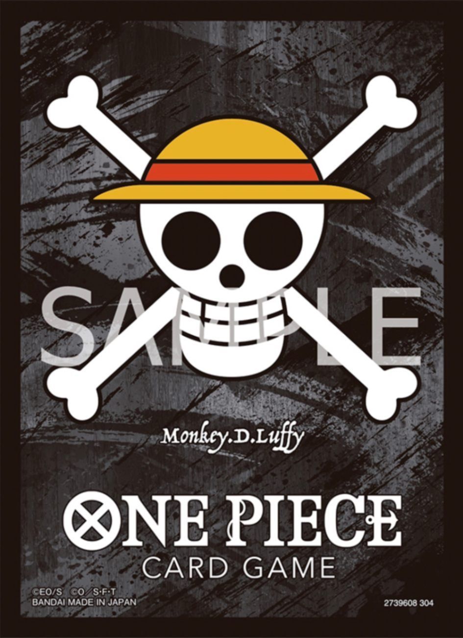 ONE PIECE ワンピース　ルフィ　海賊旗　スリーブ　40枚 ワンピースカードゲーム [モンキー・D・ルフィ/70枚入り