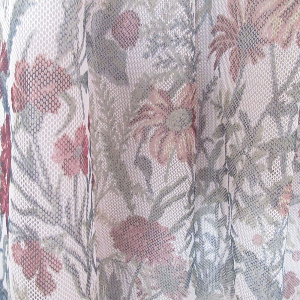 良品 BEARDSLEY ビアズリー フラワープリント ロング フレア チュール