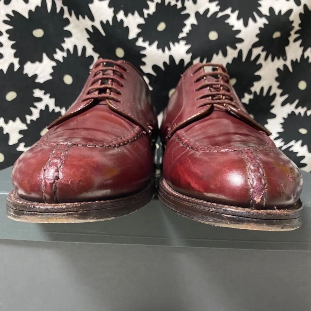 【SALE】Alden オールデン 964 バーガンディ カーフ Vチップ US7.5 中古