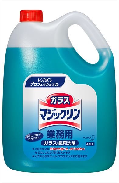 まとめ買い-4点セット ガラスマジックリン業務用４．５Ｌ 住居洗剤 ガラス 網戸