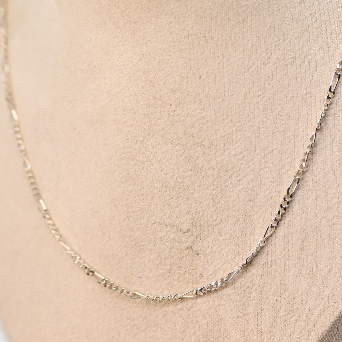研磨済】SAAD シルバー925 チェーン 長さ45cm 幅2mm サード ネックレス