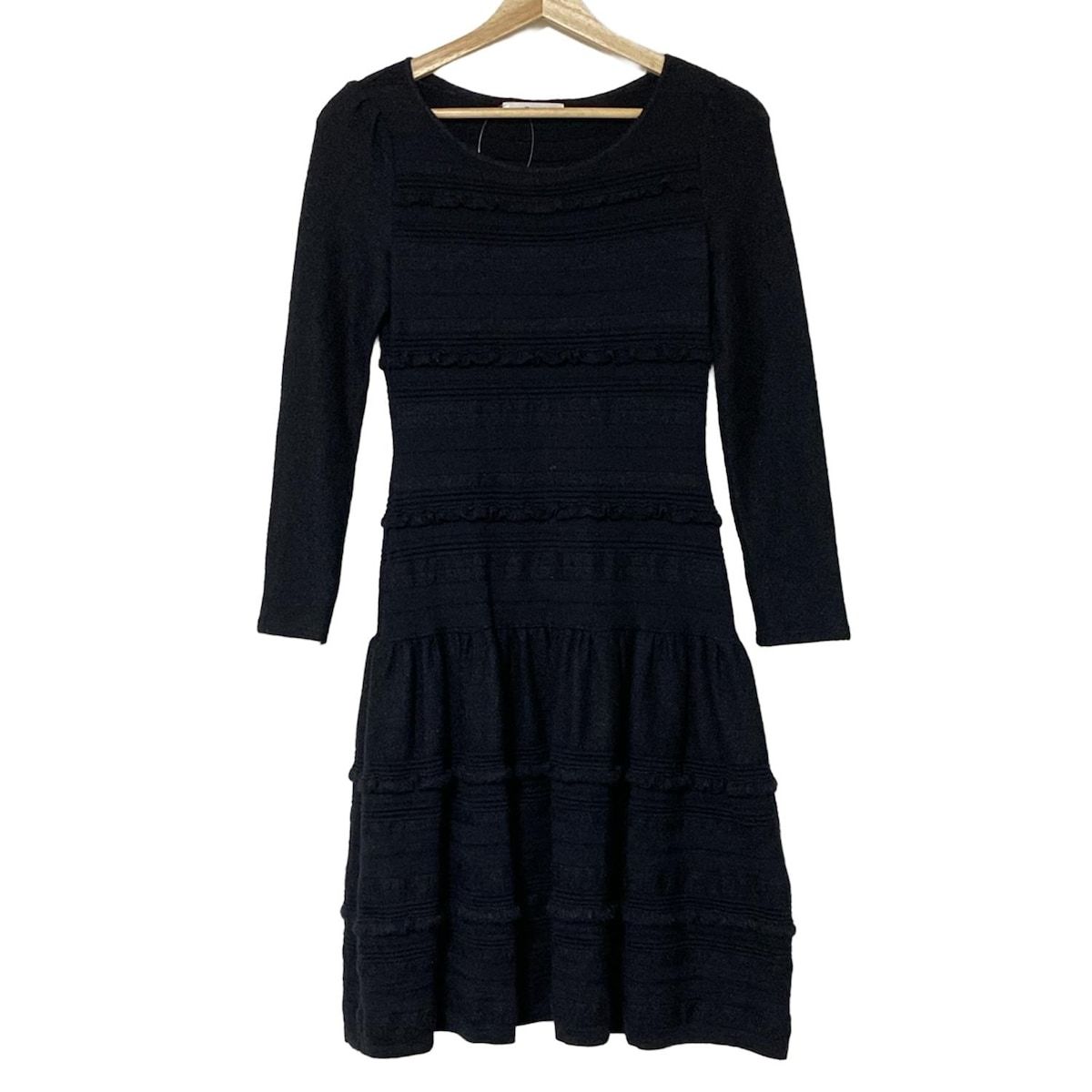 Rene(ルネ) ワンピース サイズ34 S レディース美品 - 黒 クルーネック