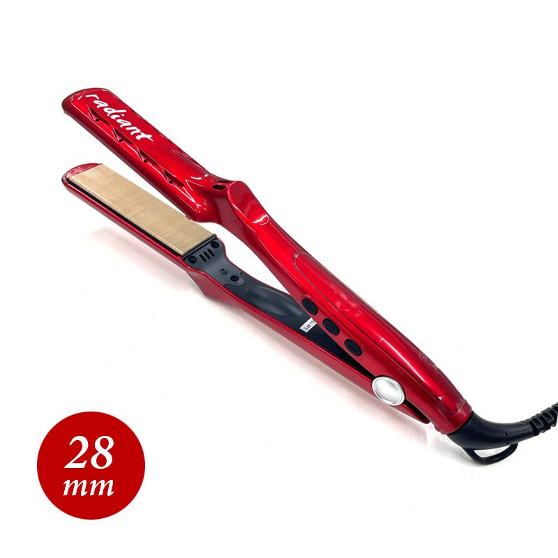 ラディアント 28mm ヘアアイロン ストレート Bnext レッド radiant