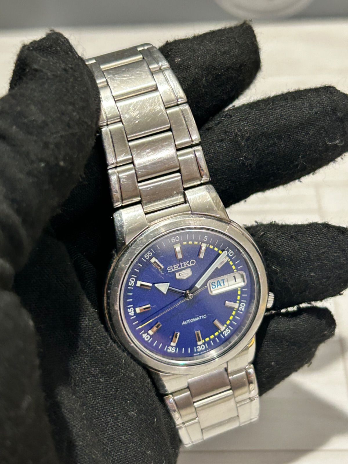 SEIKO セイコー 腕時計 自動巻き ネイビー SEIKO 自動巻き時計 SZSB013