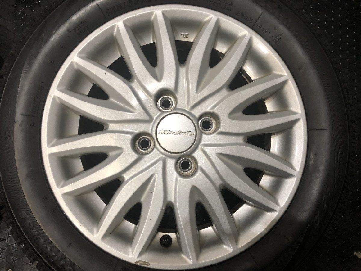 BS BLIZZAK VRX 155/65R14】スタッドレス【HONDA モデューロ 純正  