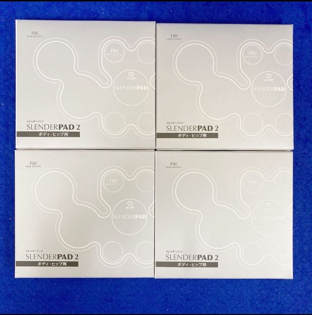 ４箱セットTBC スレンダーパッド2（ボディ・ヒップ用/ボディ用）専用ジェルパッド［交換用］ 楕円形4枚＋丸形4枚 腹筋ベルト用ジェル