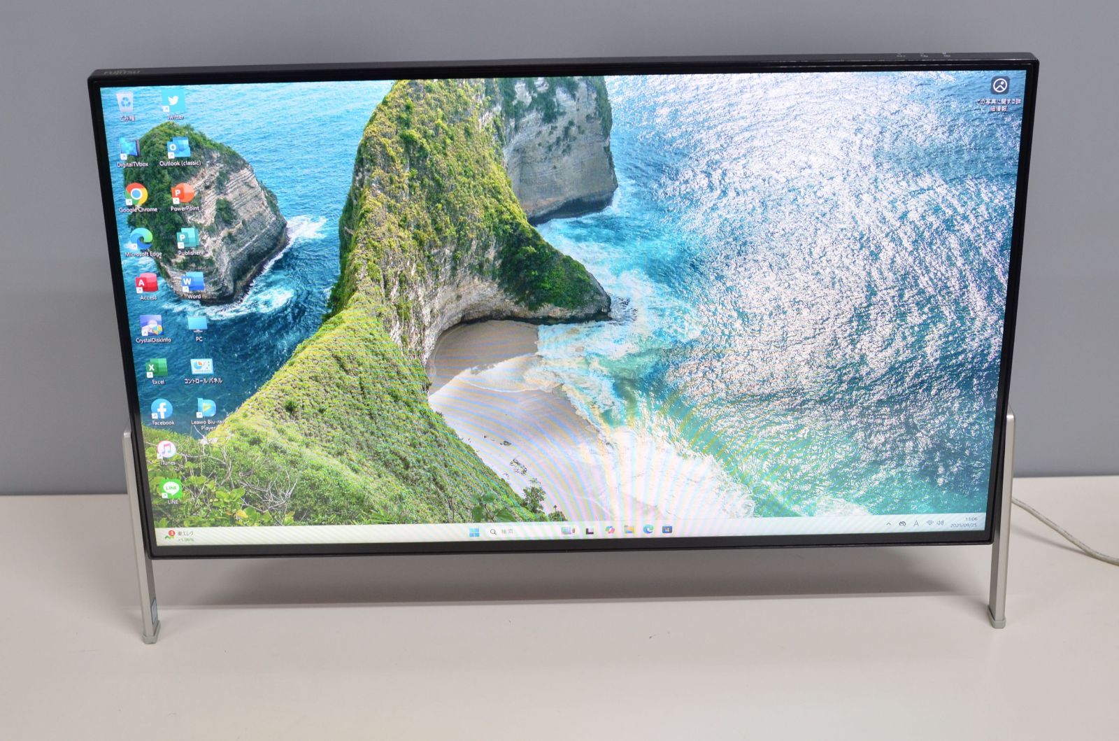 一体型パソコン 富士通 FH77|D1 Windows11 office core i7-8750H|爆速SSD512GBB HDD1TB|メモリ8GB|23.8インチ|ブルーレイ|テレビ機能
