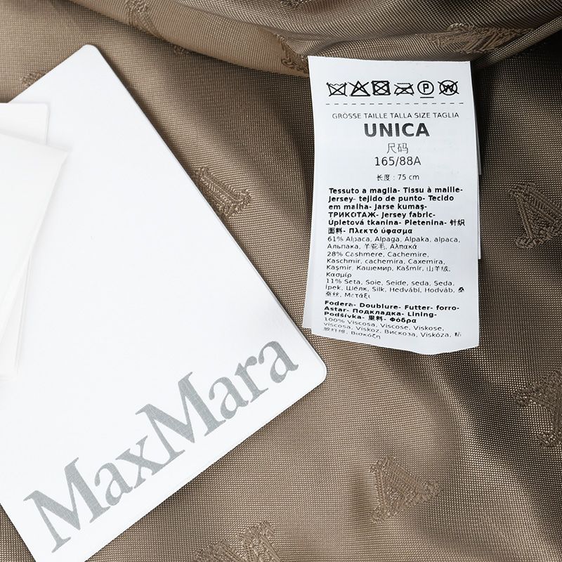 Max Mara マックスマーラ TEBE4 テディベア ケープ レディース ...