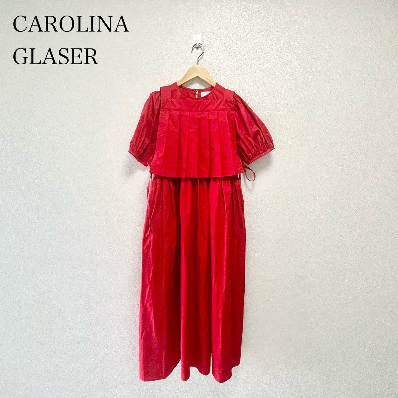CAROLINA 新品タグ付 Aya × CAROLINA GLASER フリルワンピース ペルナ 