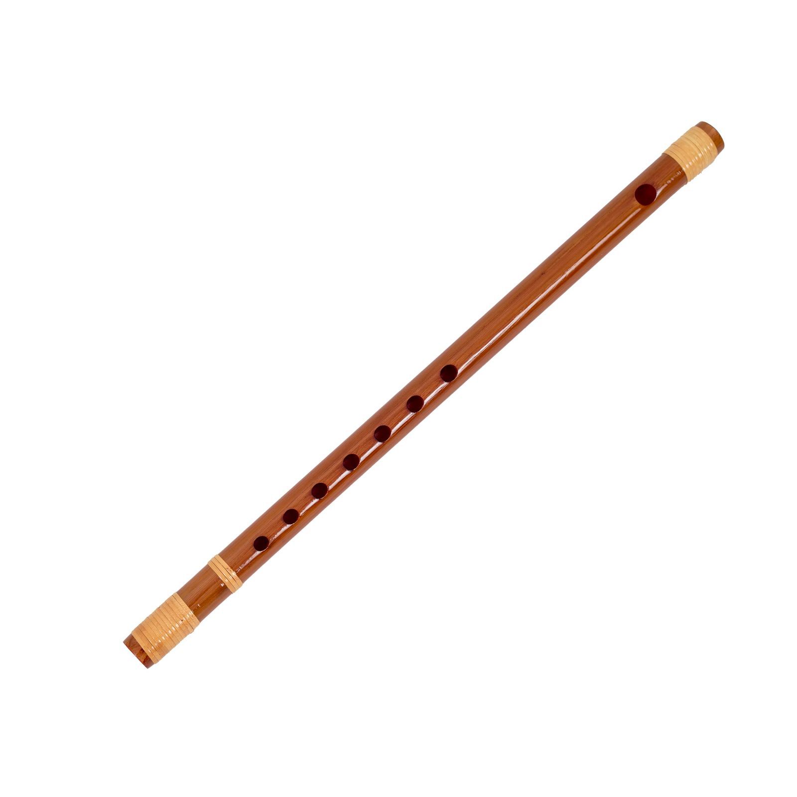 【早発送】山本竹細工屋 （YAMAMOTOTAKIZAYIKUYA) お祭り・お囃子用 篠笛 入門用 和楽器 竹製籐巻 (7穴6本調子)