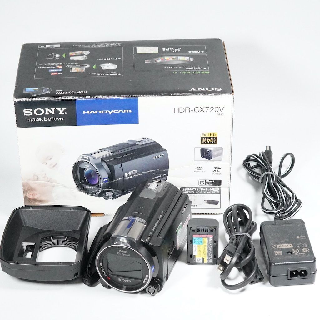 カメラ SONY ソニー HDR-CX720V ブラック 動作OK 1週間保証 ⁄9891