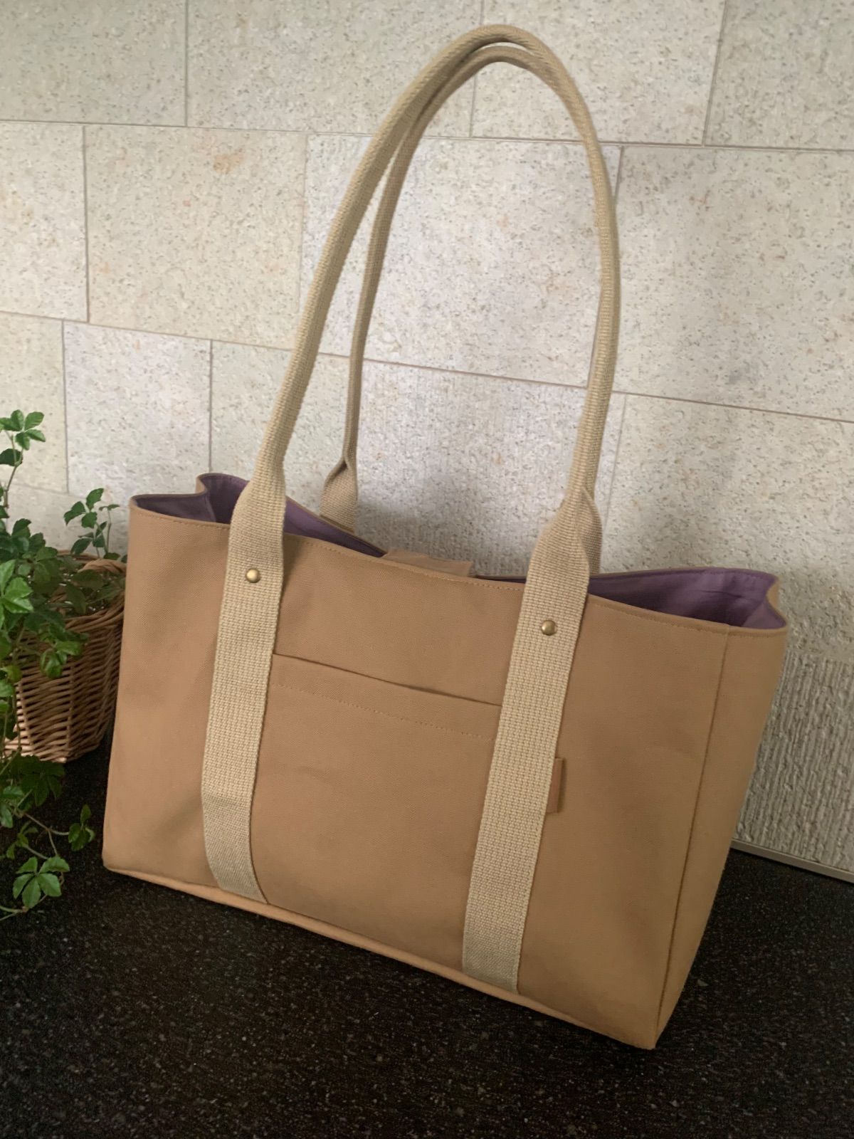 ハンドメイド 帆布 トートバック 専用 ハンドメイド、トートバック