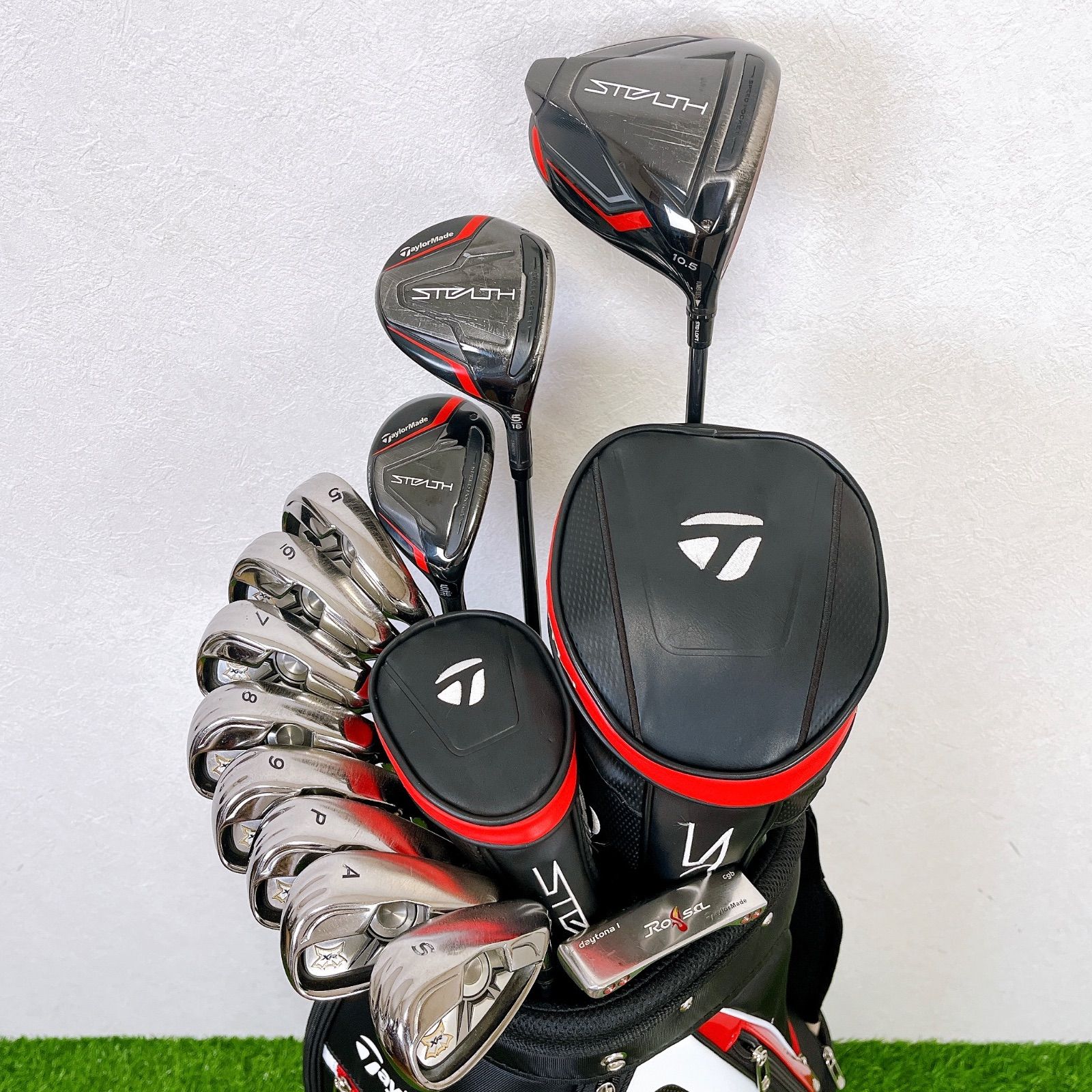 テーラーメイド ステルス XR キャディバッグ付 豪華12本セット TaylorMade STEALTH メンズゴルフクラブセット
