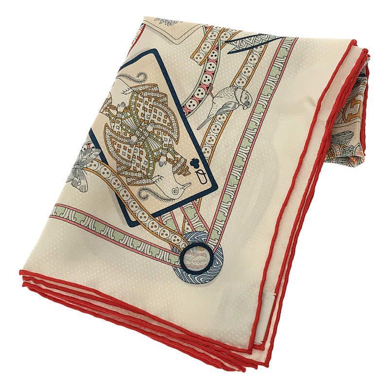 【新品】  HERMES / エルメス | Dame de Coeur カレ70 silk スカーフ | ー | マルチカラー HERMES（エルメス） スカーフ カレ70 スクエア DAME DE COEUR ハートの