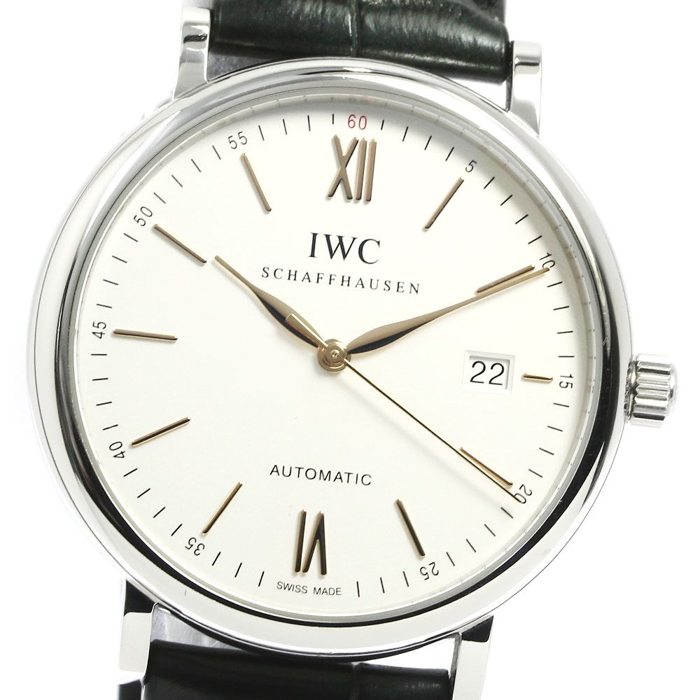 IWC SCHAFFHAUSEN IW356517 ポートフィノ デイト 自動巻き メンズ