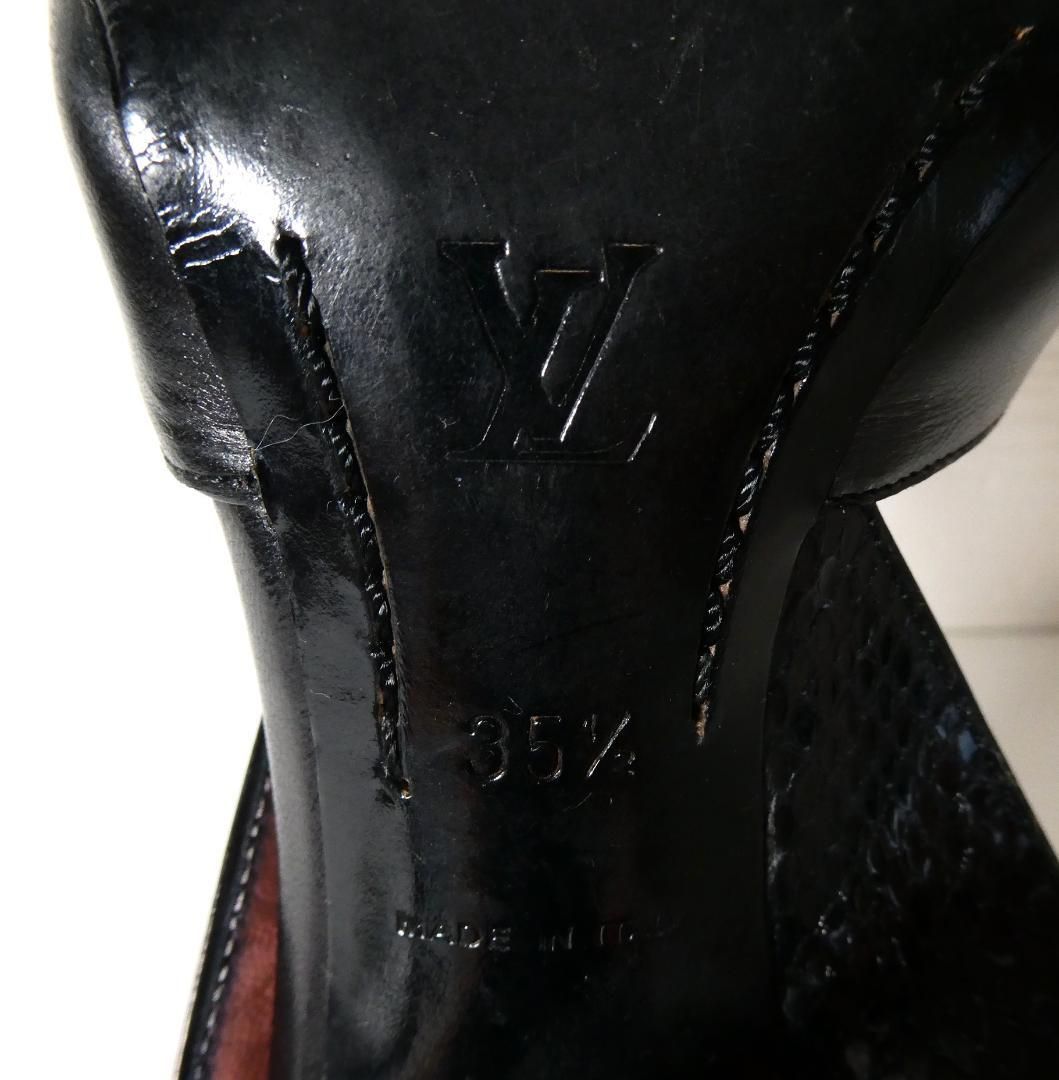 ルイ・ヴィトン スリングバックパンプス 35 Louis Vuitton ルイ