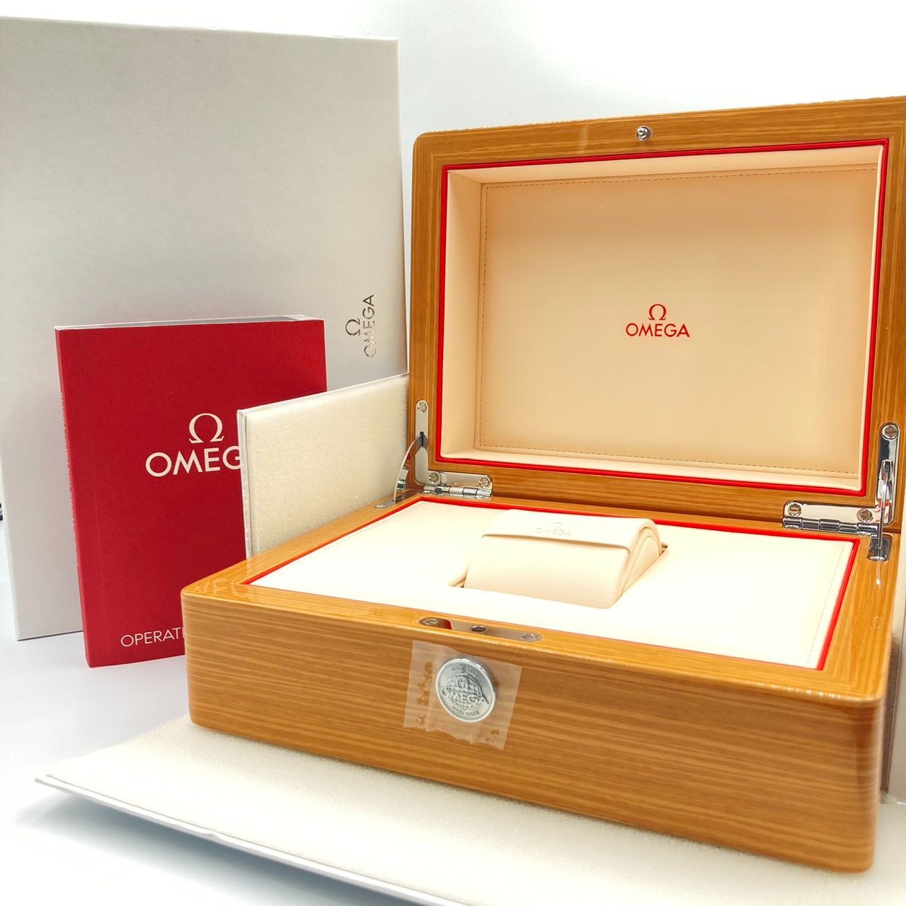 オメガ　ウッドケース　外箱 新品未使用!!】 OMEGA オメガ スペアケース ウッドケース 時計用