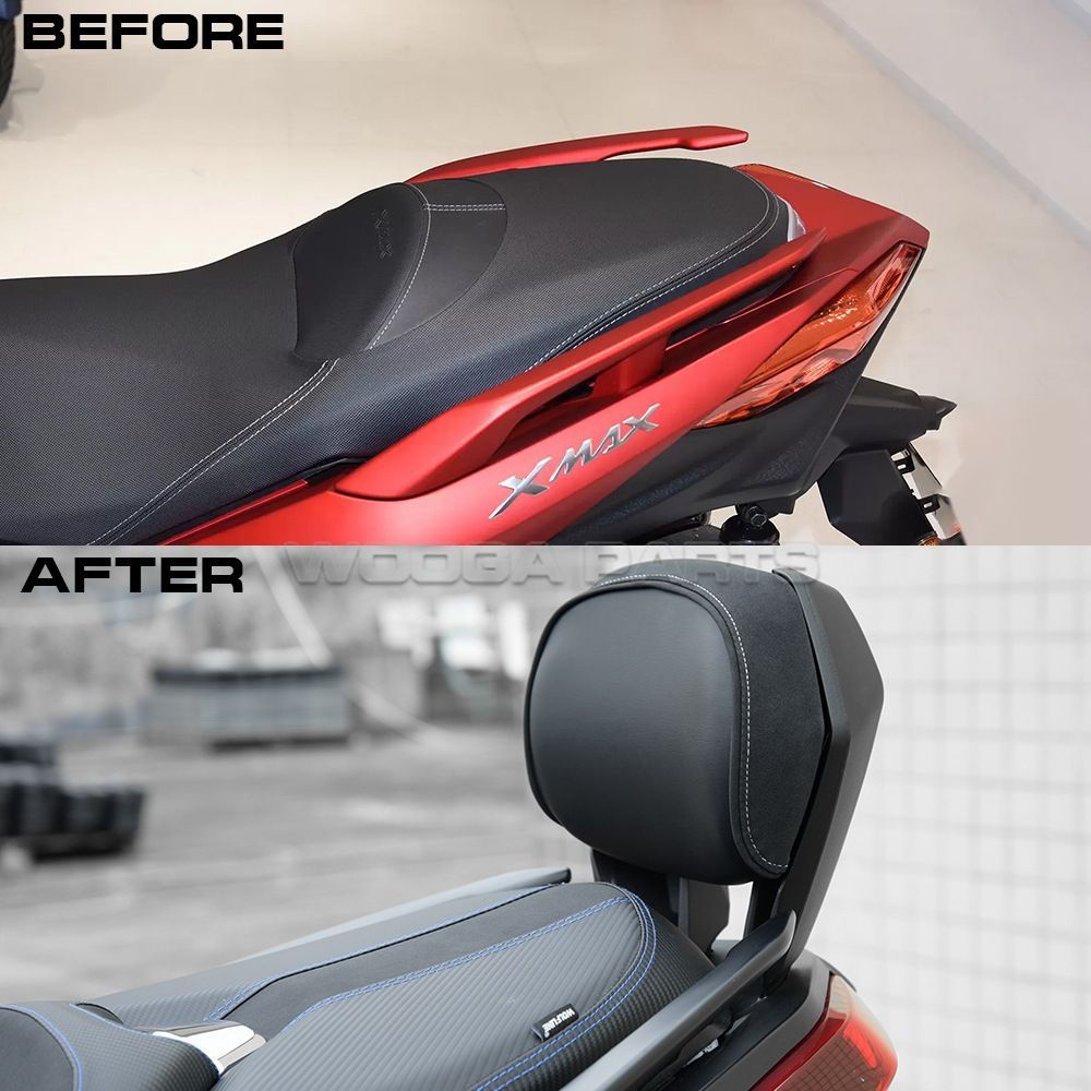 ヤマハ XMAX300 18-23年式対応 パッセンジャー用バックレスト アルミ製 快適クッション 背もたれ 後部シート用WP人気注目WP人気注目WP春