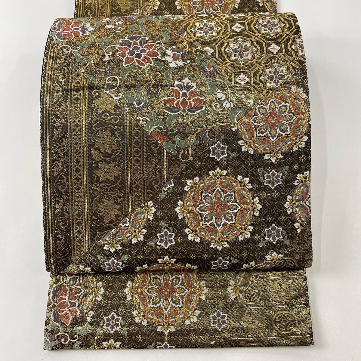 専用帯3041 ●高級 正絹 六通 袋帯 華文 花文 帯3041 ○高級 正絹 六通 袋帯 華文 花文