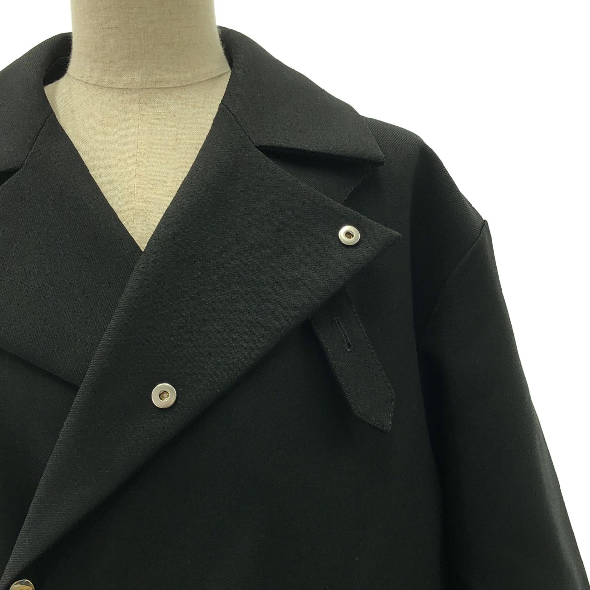 HARUNOBUMURATA | ハルノブムラタ | IRONVILLE ステンカラー コート | 36 | ブラック | レディース