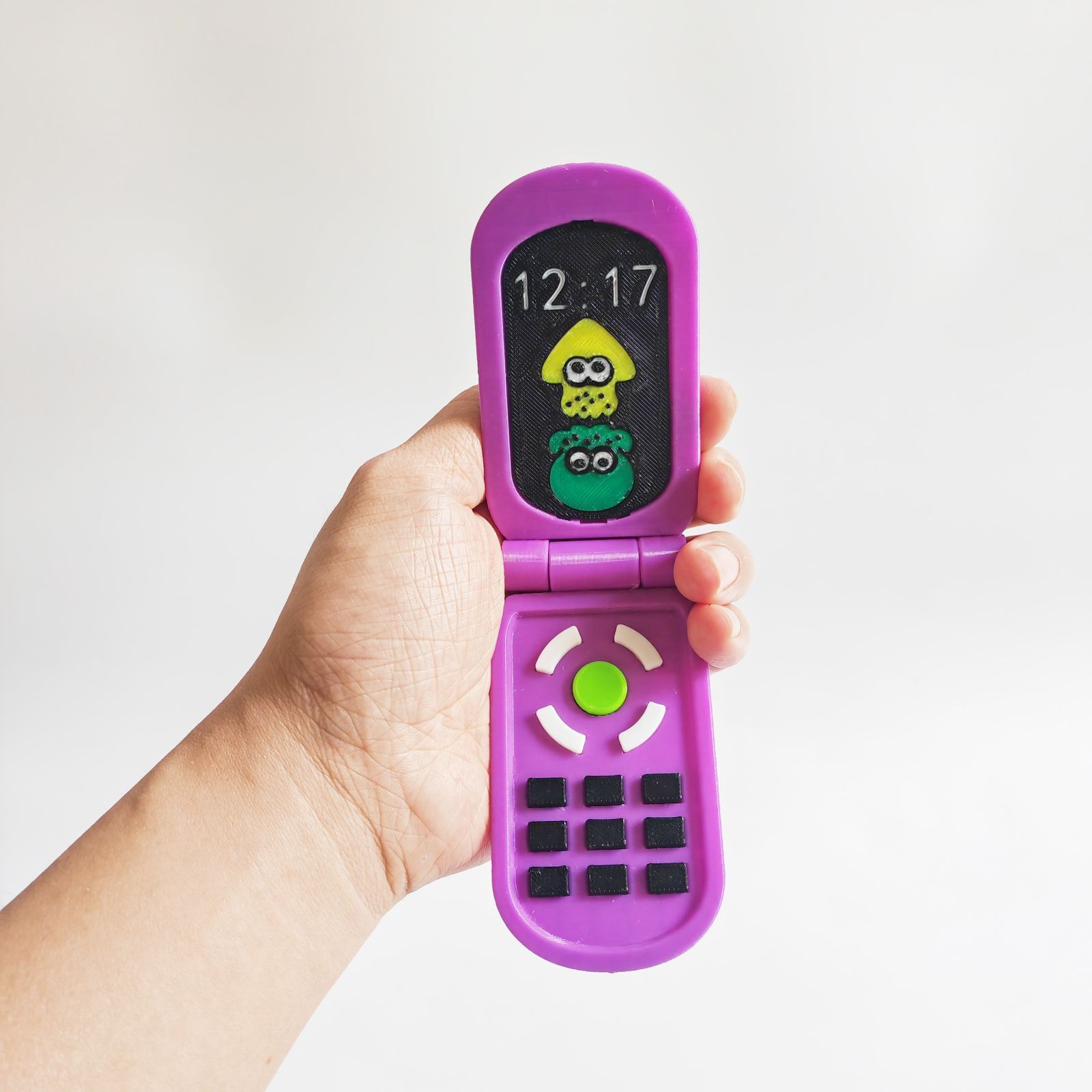 [Backordered item! Please contact us for the delivery date!] Cosplay item Splatoon style sea cucumber phone folding mobile phone props