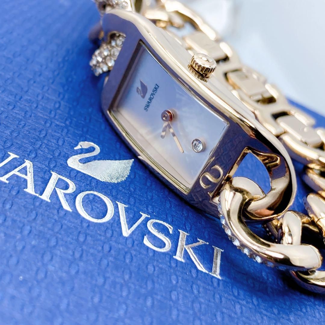 194 SWAROVSKI スワロフスキー　カクテルウォッチ　現行　腕時計　美品 194 SWAROVSKI スワロフスキー カクテルウォッチ 現行 腕時計 美