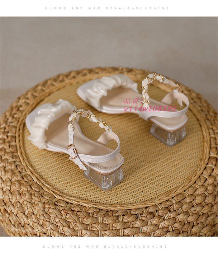 ストラップサンダル ローヒール