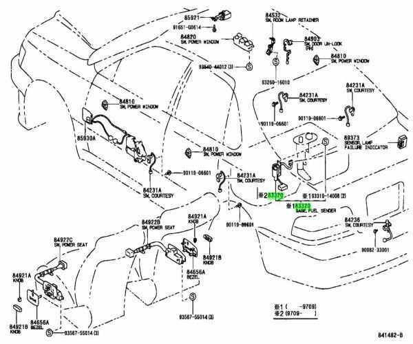 トヨタ レクサス ES300 カムリ アバロン フューエルセンダゲージ Gage  