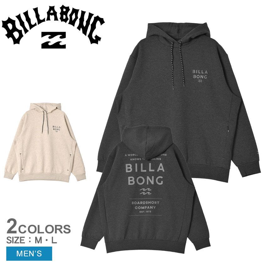 ビラボン パーカー BE012022 メンズ WAVE LAYER PARKA BILLABONG カラー:01.ブラック 品番：2447-0378