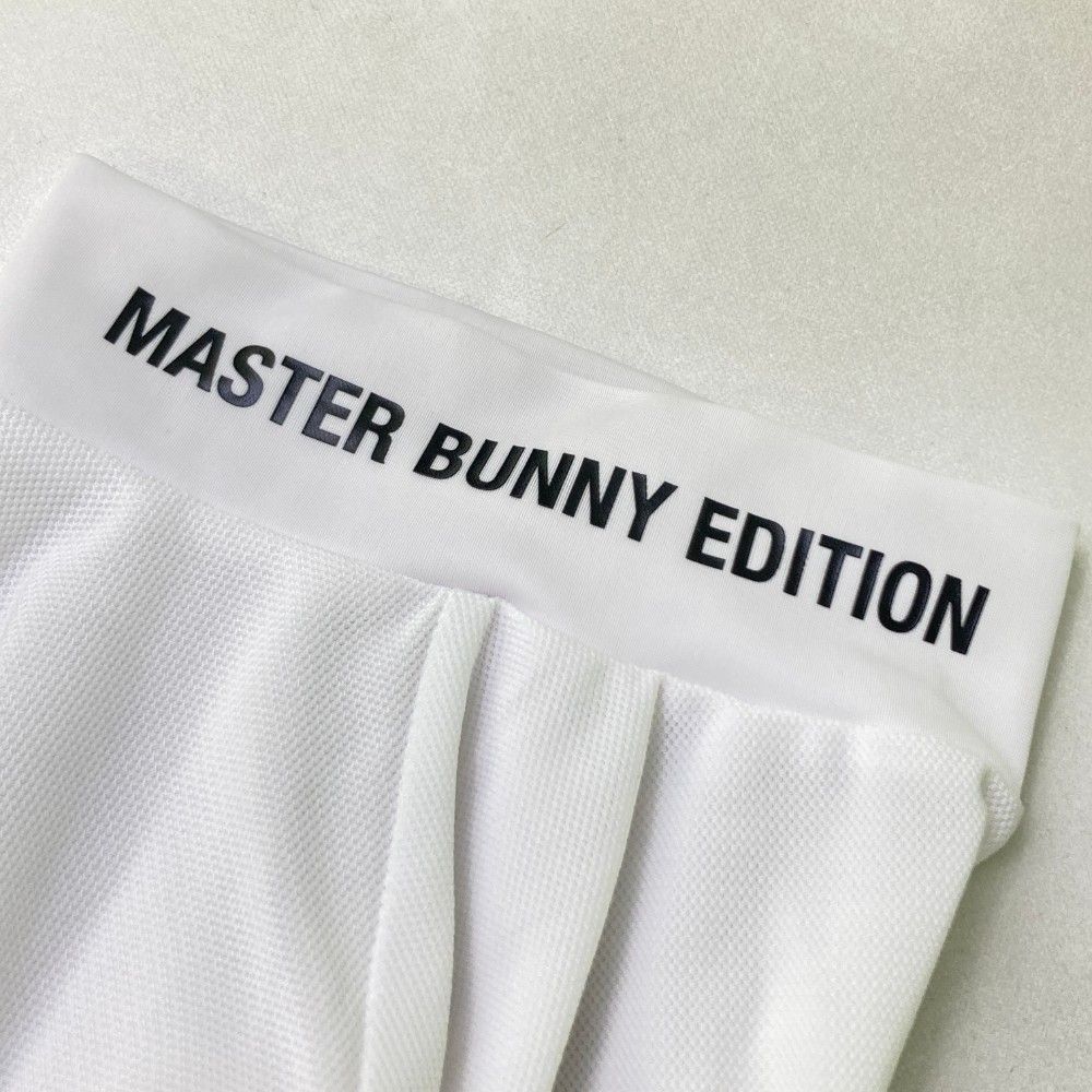 サイズ：0 MASTER BUNNY EDITION マスターバニーエディション 2024年 ハイネック 長袖Tシャツ  ホワイト系 [240101437847] ゴルフウェア レディース ストスト サイズ：0 MASTER BUNNY EDITION マスターバニーエディション