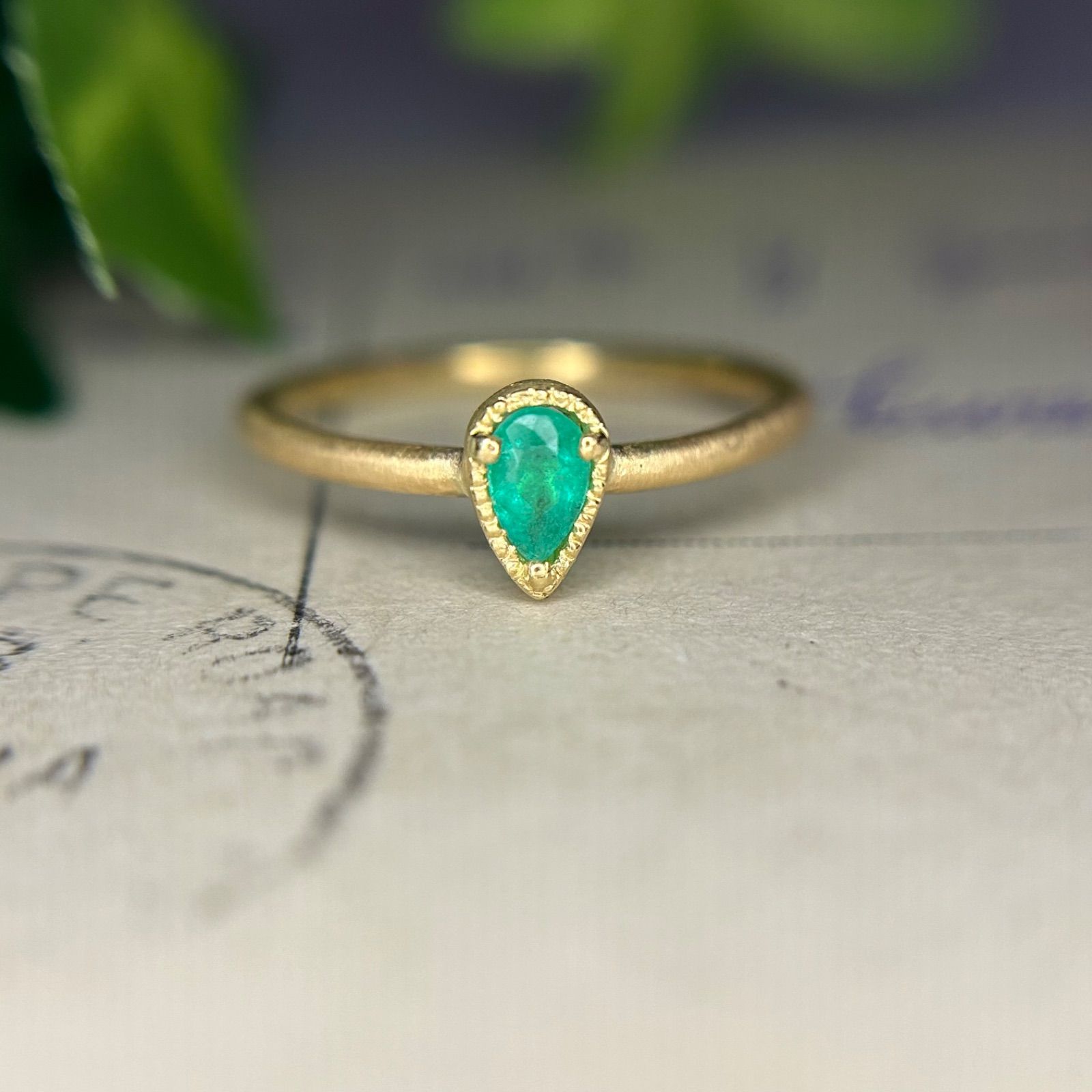 K18 パライバトルマリン （ブラジル・バターリャ鉱山産）リング 0.21ct メルカリ